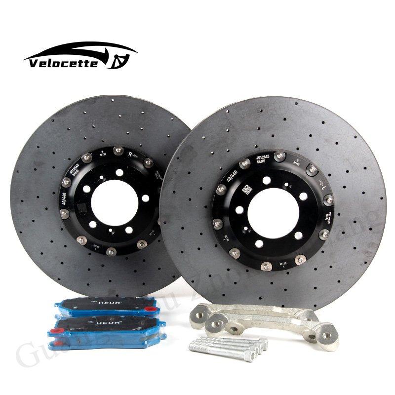 Car Carbon Ceramic Brake Discs Front Brake Rotor Size 390MM Rear Size for Mercedes-Benz/bmw/Toyota/HONDA